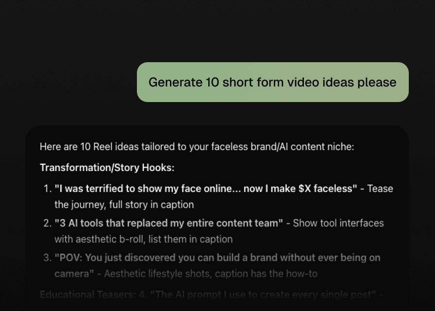 Content Ideas